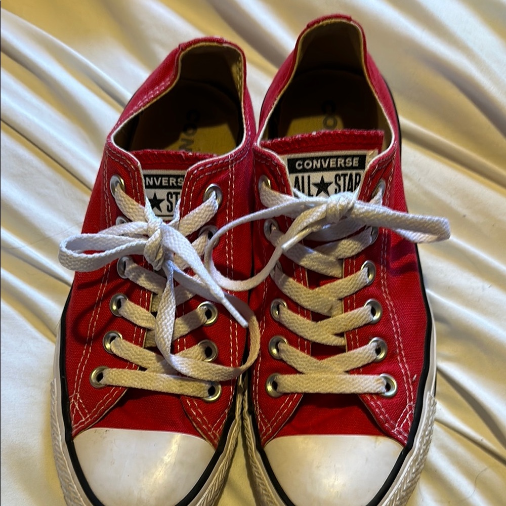 Converse women’s Red Converse All Star Shoes